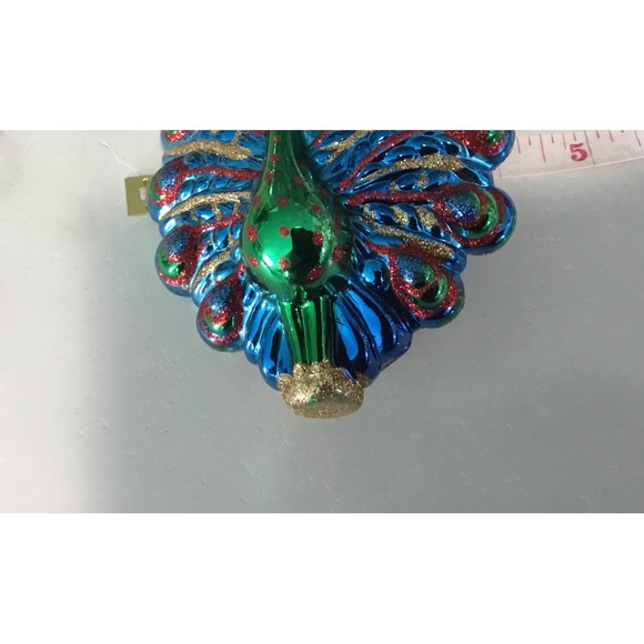 Vintage, PEACOCK Christmas ornaments - Picture 2 of 5